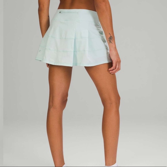 Lululemon Pace Rival Mid-Rise Skirt 4 Delicate Mint - Picture 2 of 6